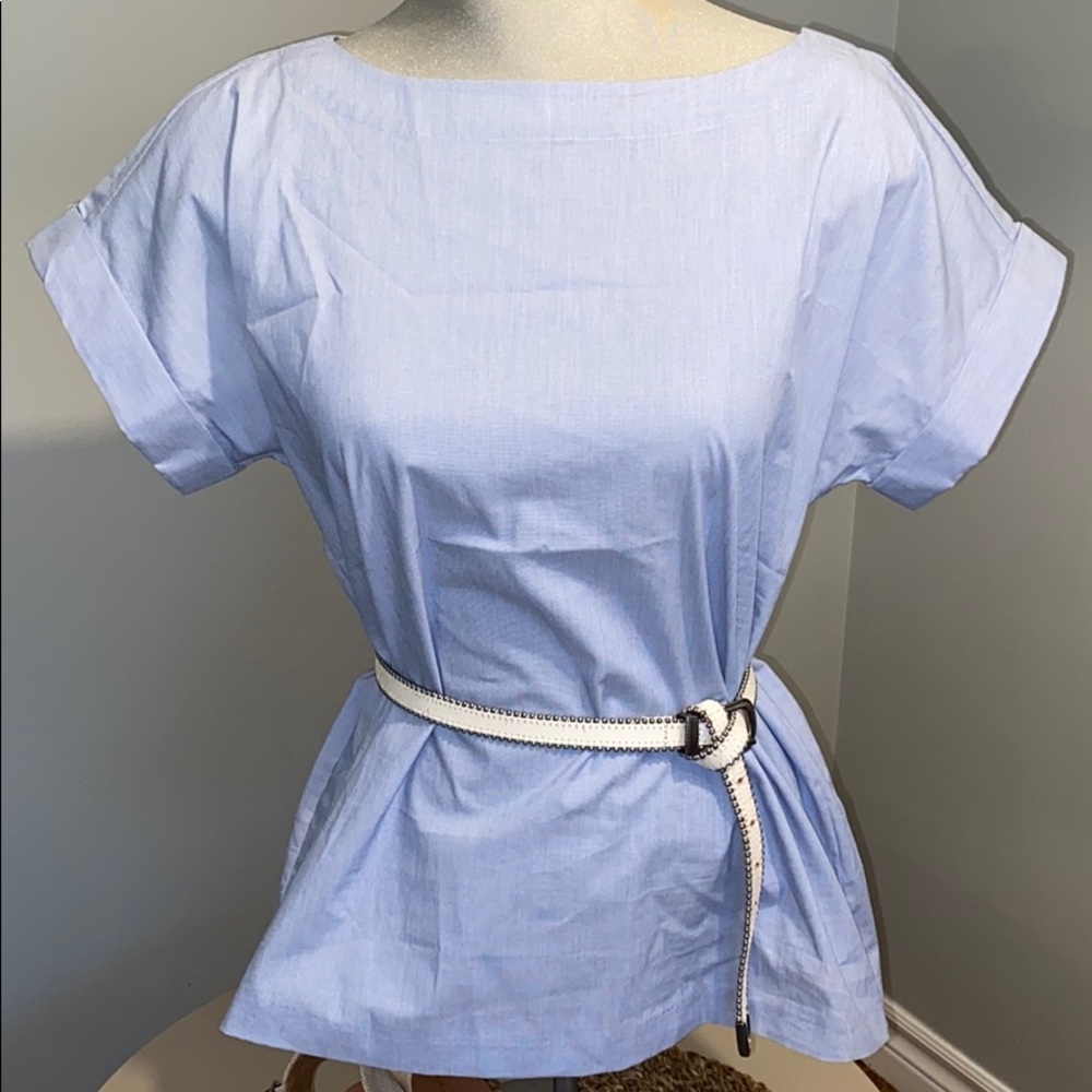 Banana Republic short sleeved tunic in sky blue